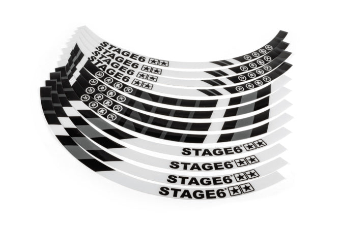 FÄLGDEKALER 17" STAGE6 (FLERA FÄRGER)