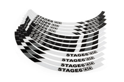 FÄLGDEKALER 17" STAGE6 (FLERA FÄRGER)